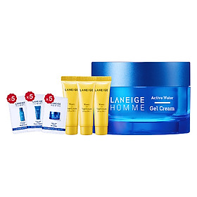 Bộ Kem Dưỡng Ẩm Laneige Homme Active Water Gel Cream (50ml)