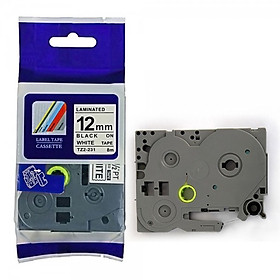 Mua Nhãn in TZ2-231 tiêu chuẩn - Chữ đen trên nền trắng 12mm  -Hàng nhập khẩu