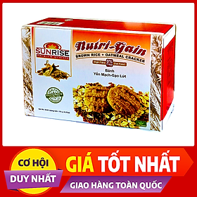 Bánh ăn kiêng Sunrise vị yến mạch gạo lứt