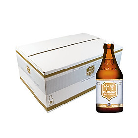 Thùng 24 chai bia Chimay Triple (White)