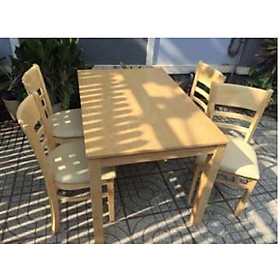 Mua Bộ bàn ăn CB 4 ghế màu tự nhiên