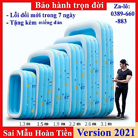 Mua Hồ bơi trẻ em  Bể Bơi Trẻ Em Phao 3 Tầng  Hồ Bơi Tắm Cho Bé dày dặn  bền đẹp  nhiều loại kích thước - TẶNG BƠM ĐIỆN
