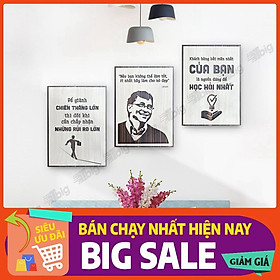 Mua Bộ 3 tấm tranh động lực những câu nói hay của Bill Gates