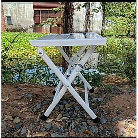 Mua Bàn mini xếp gọn cao 45 cm ( khung thép)
