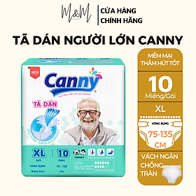 Mua Tã dán người lớn Canny M 10 miếng/gói siêu mềm  siêu thấm hút vòng bụng 61-106cm