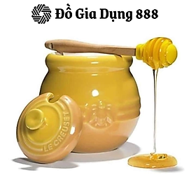 Hũ Đựng Mật Ong LE CREUSET, Chất Liệu Gốm Đá, Dung Tích 480ml, An Toàn Với Máy Rửa Bát, Lò Vi Sóng, Nhập Đức