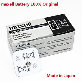 Pin đồng hồ chính hãng Maxell 337 / SR416SW / V337 dành cho đồng hồ, tai nghe, thiết bị điện tử