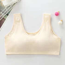Áo bra nữ học sinh cấp 2 cấp 3 chất cotton trơn cao cấp mềm mại thoáng mát kiểu dáng thể thao Lá Bralette A24 áo ngực học sinh