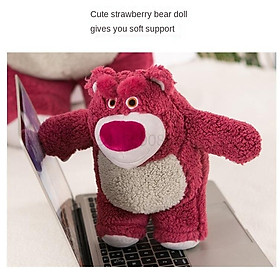 Gấu dâu lotso ngồi, nằm nghiên, lotso nguyên bản cute nhiều mẫu mã - Size 20cm - Quà tặng thú nhồi bông gấu dâu dễ thương - Gối ôm mềm mịn cho bé