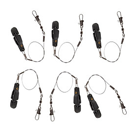 6pcs Snap Weight Line Leader Release Clips Downrigger Outrigger Release Clip