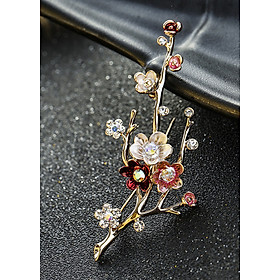 Cài áo thời trang hoa đào cao cấp (GC37)