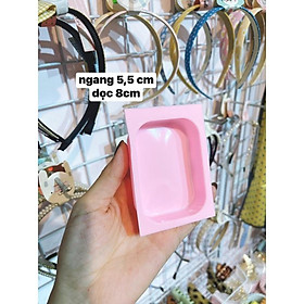 Mua Khuôn silicon trái tim/ trụ tròn/vuông/chữ nhật/thoi