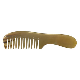Lược Chải Tóc Sừng Bò Châu Phi L05 Răng To (Dài 20cm x 5cm)