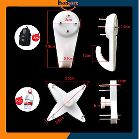Mua Đinh 4 Chân Móc Nhựa Treo Tường Đinh Treo Tranh Ảnh Tiện Lợi Chịu Lực 3-5kg