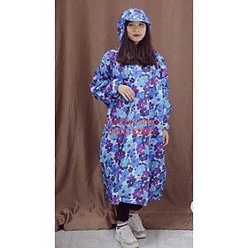 Mua ÁO MƯA CHÚC SEN - ÁO MƯA BIT SƯỜN KHÔNG TẺ TẢ - HỌA TIẾT CHỌN LỌC -THỜI TRANG CAO CẤP VẢI DÙ (giá sỉ+ảnh thật +loại 1