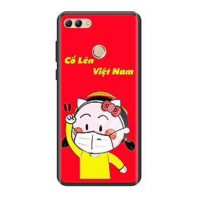 Ốp lưng Viền Dẻo TPU cho điện thoại HUAWEI Y9 2018 Cổ Vũ Cố Lên Việt Nam Mẫu 1