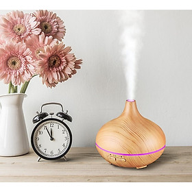 Máy Xông Tinh Dầu Cao Cấp Bầu Tiên - Máy Khuếch Tán Tinh Dầu Spa Sang Trọng Siêu Âm 550ml - Giúp Khuếch Tán Tỏa Hương Thơm Phòng - Tặng Kèm Điều Khiển Từ Xa - Hàng Chĩnh Hãng - VinBuy