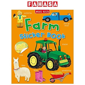 Sách ngoại văn: Sticker Book - Farm