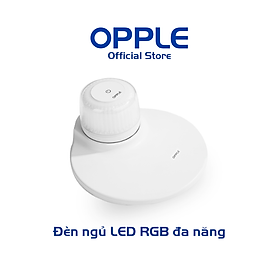 Bộ Đèn Ngủ LED RGB Đa Năng OPPLE NL648 - Ánh Sáng 16 Triệu Màu, Sạc Điện Thoại Không Dây, Đế Nam Châm