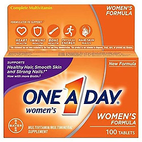 One-A-Day Women's Multivitamin Tablets, 100 Count