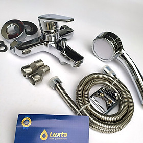 Mua Vòi Sen Tắm Đồng Thau Mạ Crome Nóng Lạnh LUXTA L2223SN Tay Sen Tắm T11 Tăng Áp