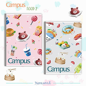  Vở KN Campus Food 2 80 Trang (Lốc 10 quyển) - giao màu ngẫu nhiên