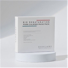 Mặt nạ tái tạo da Usolab Bio Renaturation PDRN Calming Mask Pack (Hộp 10 miếng)