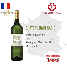 Rượu Vang Trắng Pháp Chateau Haut Saric