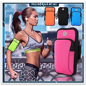 Túi vải đựng điện thoại đeo cánh tay chạy bộ, tập thể thao