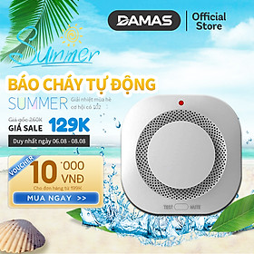 Mua Cảm Biến Báo Khói - Thiết Bị Báo Cháy Độc Lập DAMAS S003 433MHz - Hàng Chính Hãng
