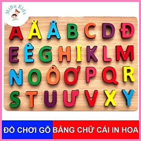 Hình ảnh Bảng chữ cái Tiếng Việt in hoa hàng Việt Nam loại đẹp