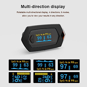 Digital Fingertip Pulse Oximeter One Key Start Mini for Outdoor Sports