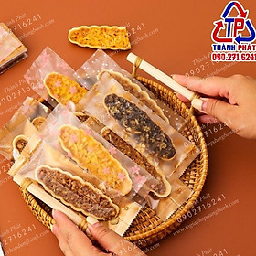 Mua 100 Túi hàn miệng đựng bánh đế thuyền - bánh quy - kẹo mứt tết - mẫu mới 2023