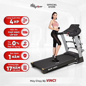 Máy Chạy Bộ Điện Đa Năng ELIP Vinci - Thảm Chạy Rộng, Lắp Đặt Và Bảo Hành Chính Hãng Tận Nhà