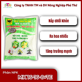 Mua Phân Bón Đầu trâu BĐ-MK Bổ Sung Vi Lượng NPK 16-16-8+TE gói 1kg
