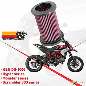 Hình ảnh Lọc Gió K&N Chính Hãng DU-1006 Cho Ducati Hyper / Monster Nhập Khẩu Mỹ