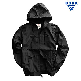 Áo khoác nam, Áo khoác dù nam phối nón có túi trong và 2 túi ngoài dây kéo chống nắng gió phong cách thời trang Doka PSAK23