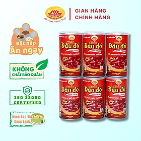 Cháo đậu đỏ Minh Trung 365g - Cháo Đậu Đỏ 6 (combo 6 lon)