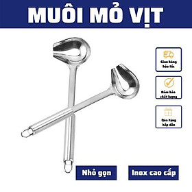 Mua Muôi mỏ vịt inox cao cấp múc trân châu  topping dụng cụ nhà bếp muỗng đa năng chính hãng an toàn đảm bảo chất lượng