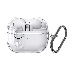 Mua Ốp Case Bao Trong Suốt Dành Cho Galaxy Buds 3/ Buds 3 Pro  Khoá An Toàn  Chống Sốc  Kai.N Crystal Lock  Kèm Móc Treo_Hàng Chính Hãng