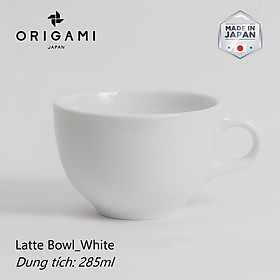 Ly sứ Origami Latte Bowl 285ml uống trà cà phê