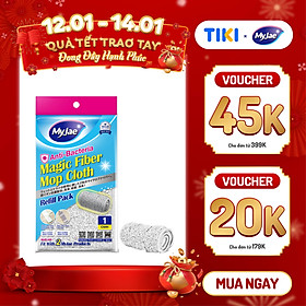 Mua Bông Lau Thay Thế MyJae Đài Loan Sợi Fiber Cho Cây Lau Nhà Tự Vắt Kháng Khuẩn Và Cây Lau Nhà Phun Sương 33.5cm x 10.5cm