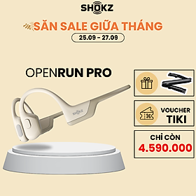 Tai Nghe Bluetooth Thể Thao Truyền Âm Thanh Qua Xương SHOKZ OPENRUN PRO S810 - Hàng chính hãng - Sạc nhanh Thời lượng Pin 10 tiếng - Kháng nước IP55