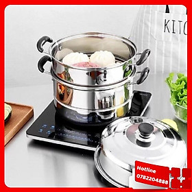 Mua Nồi Hấp Inox 3 Tầng - Loại Tốt