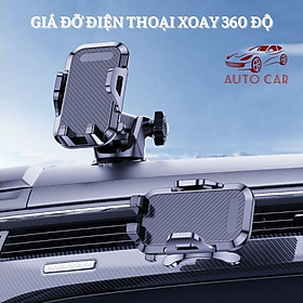 Giá Đỡ Điện Thoại Trên Ô Tô Xoay 360 Độ Sử Dụng Đăng Đặt Nhiều Vị TrÍ GDD06