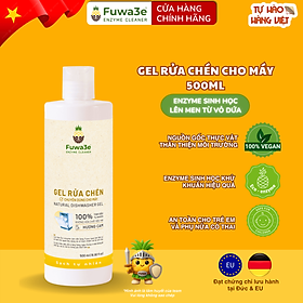 Gel rửa chén hữu cơ enzyme dứa dành cho máy Fuwa3e 2000ml/ 500ml – bảo vệ máy, làm mềm nước cứng