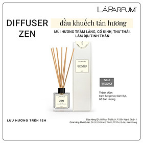 Tinh dầu hương thơm LÁ HOUSE Zen dầu khuếch tán hương - 50ml