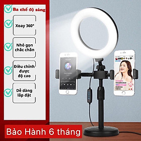 Mua Đèn Livestream Để Bàn 2 Kẹp siêu bền hỗ trợ ánh sáng quay video  tiktok livestream