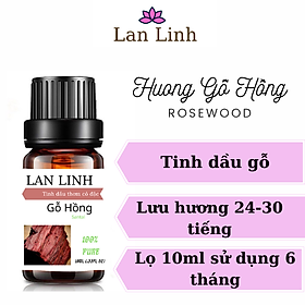 Mua Tinh dầu thiên nhiên nguyên chất thơm lâu Gỗ Hồng cô đặc giúp khử mùi  thư giãn 10ml