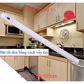 Bộ Đèn LED Tủ Bếp dùng cảm biến vẫy tay, kích thước 100cm